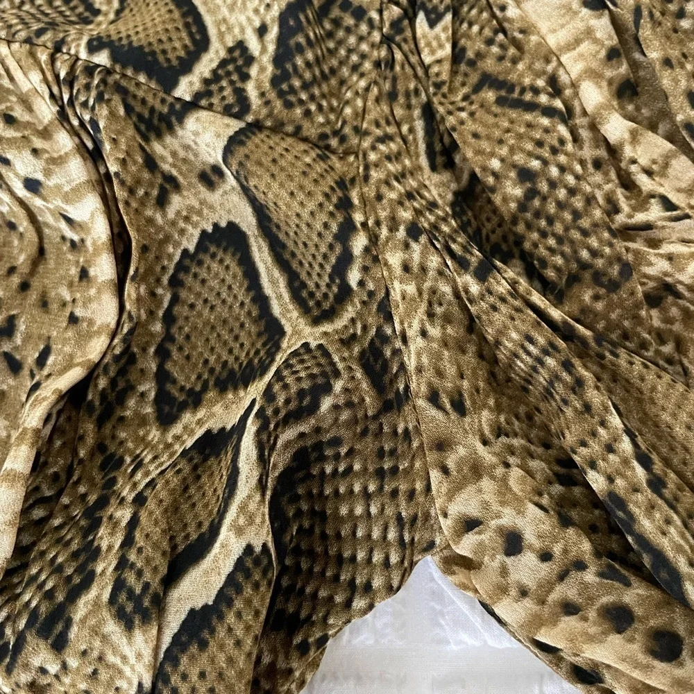 Isabel Marant Python ruffle dress NWOT - Picture 9 of 14